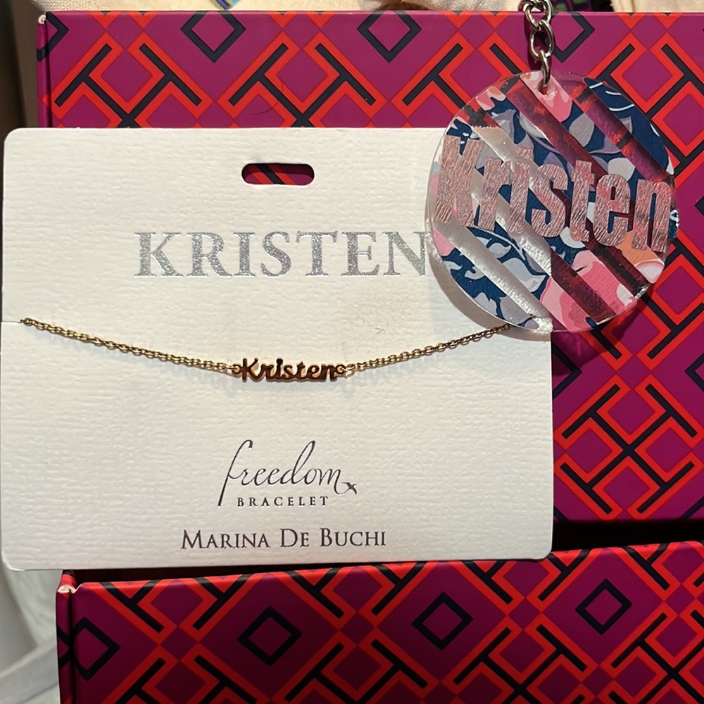 Kristen Bracelet and key chain